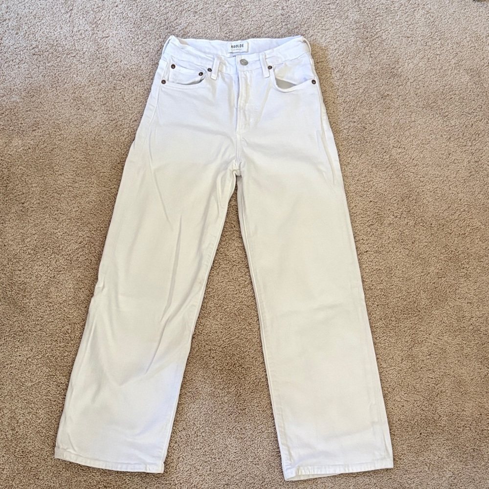 White Agolde Harper Jeans